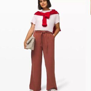 LULULEMON NOIR Pant Women's Size 10 BNWT Rustic Clay